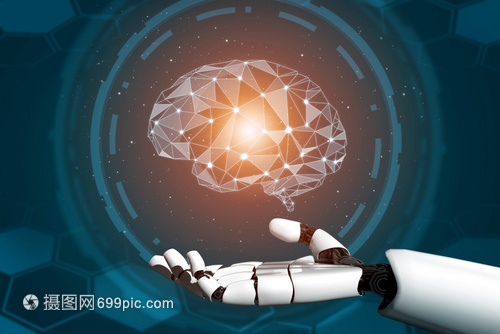 3d使未来机器人技术开发工智能和机器学习概念成为未来机器人技术开发3d为人类未来生命进行全球机器人生物科学研究